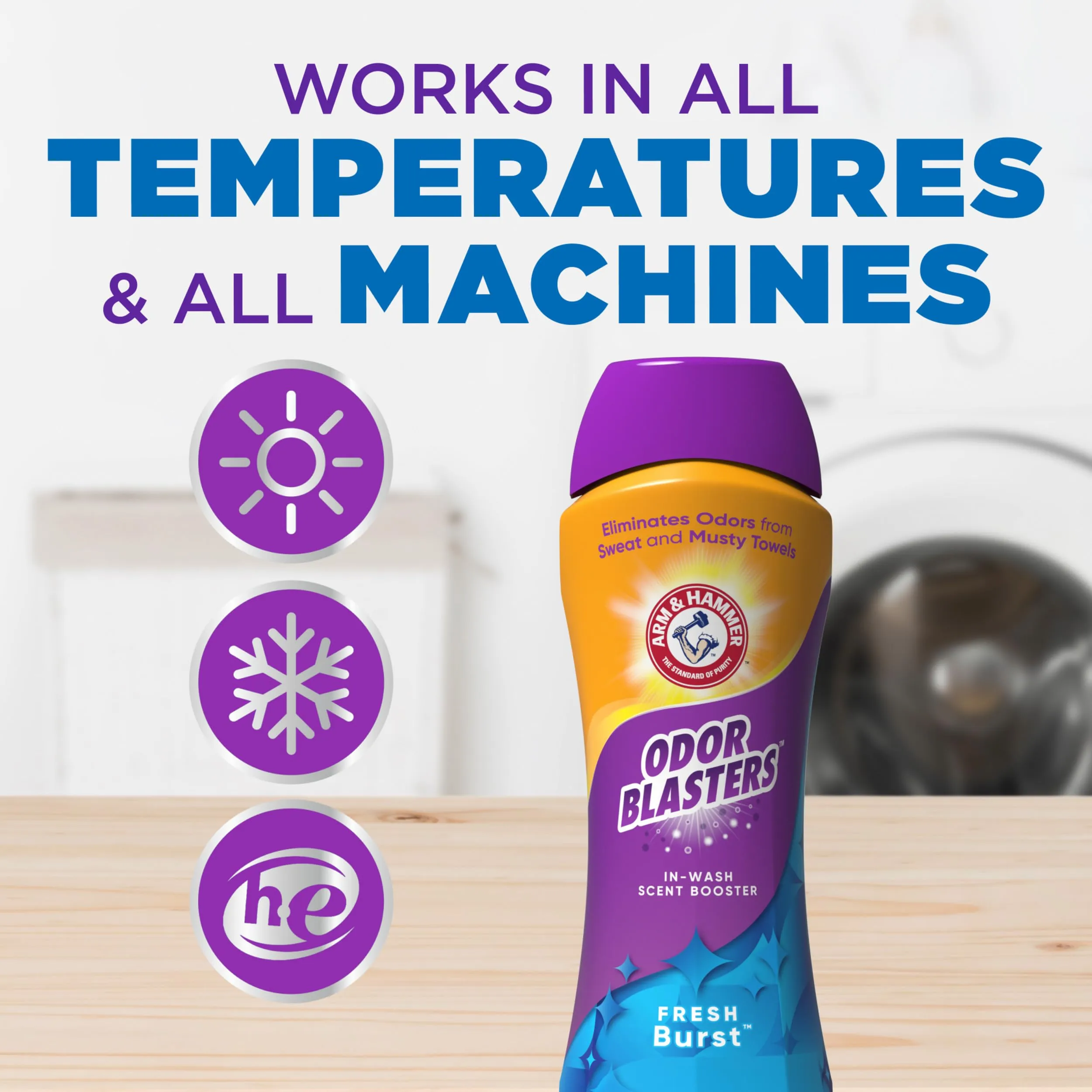 Arm & Hammer Odor Blasters In-Wash Scent Booster - Fresh Burst, 37.8oz